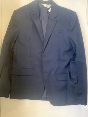 H&M Navy Blue Boys' Two-Button Blazer